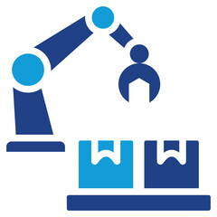 Logistics Automation Dual Tone Icon