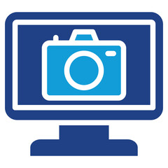 Online Photography Dual Tone Icon