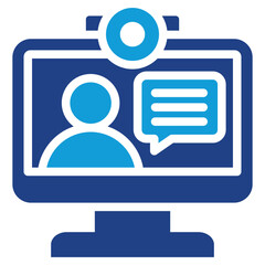Webinar Dual Tone Icon