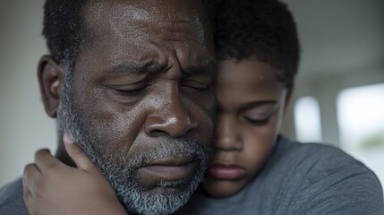 Obraz premium Parents forgiveness day: familial harmony, unity fostering, relationship repair, emotional renewal, apology sharing, caring gesture, parent-child bond, reconciliation moment, heartfelt kindness.