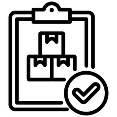 Purchase Approval Outline Icon