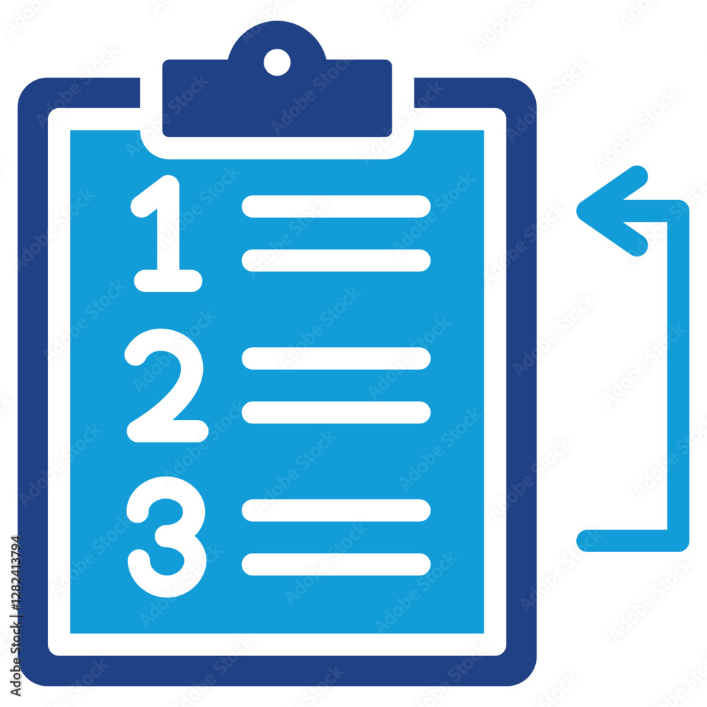 Poster task prioritization dual tone icon