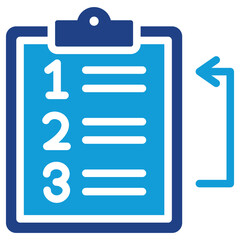 Task Prioritization Dual Tone Icon