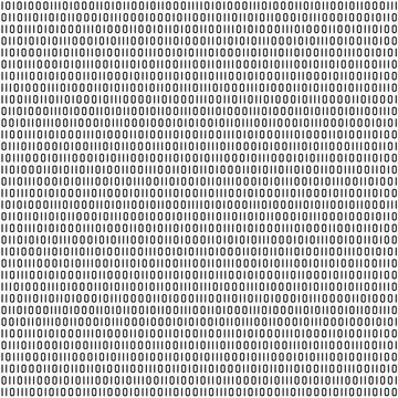 Seamless (you see 4 tiles) binary code abstract pattern background with transparent backdrop
