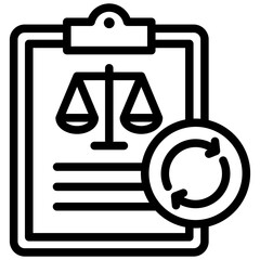 Regulatory Change Outline Icon