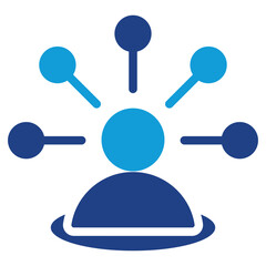 Employee Skills Dual Tone Icon