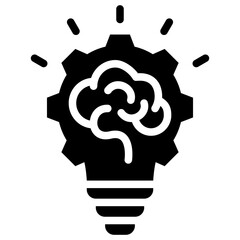 Innovation Solid Black Icon