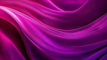 Fototapeta premium Close-up of magenta satin fabric