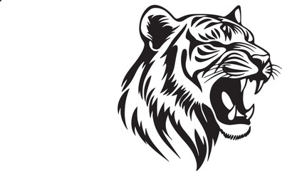 tiger head vector