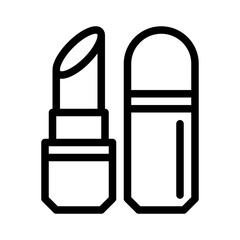 lipstick line icon