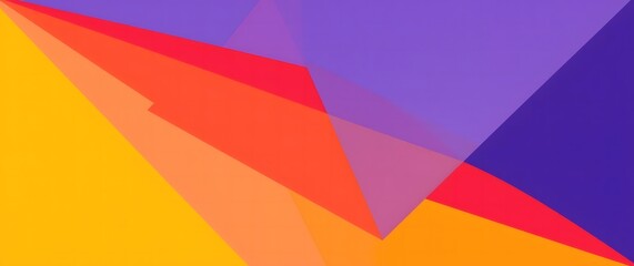 Obraz premium A vector graphic depicting a translucent sheet of layered geometric shapes in vibrant hues, using a sharp, clean style, showcasing the transparency effect with a focus on ge.