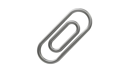 Single Paper Clip Close Up for Office