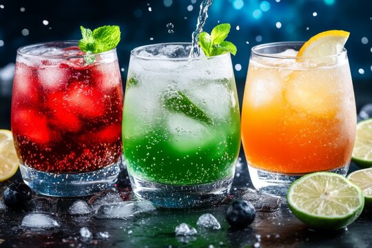 Pouring cola drink drinks lemonade softdrinks in a glass