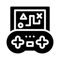 strategy game glyph icon