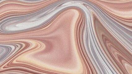 Obraz premium A soothing abstract image with fluid, wavy patterns in soft beige, brown, and gray tones, creating an elegant and organic marble-like texture.