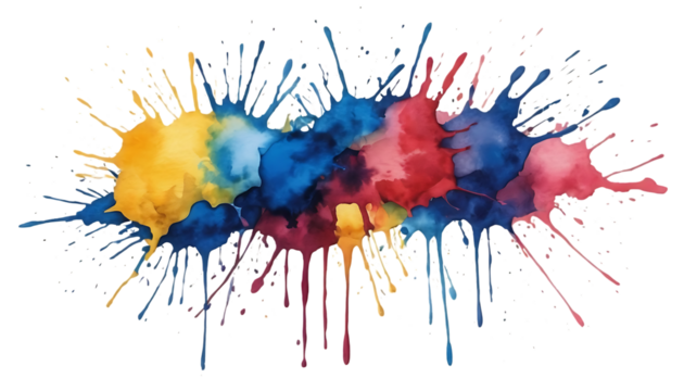 watercolour splatter 0908 brush effect png 