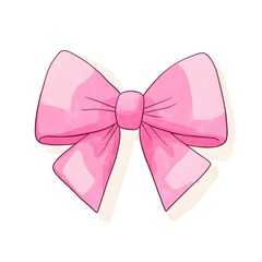 soft pastel bow, generation AI 