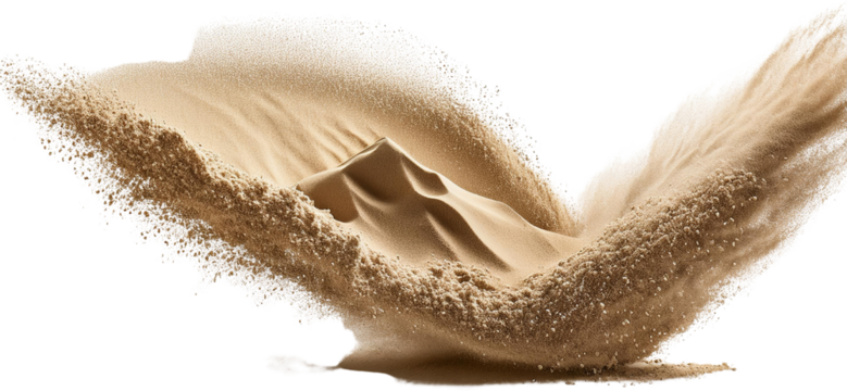 Dynamic Sand Dune Formation Desert Landscape Abstract Art Nature Texture - Powered by Adobe
