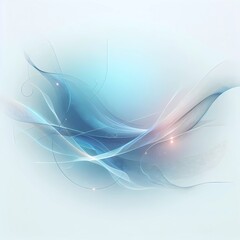 Abstract minimalist watercolor modern holographic background with sci-fi atmosphere 