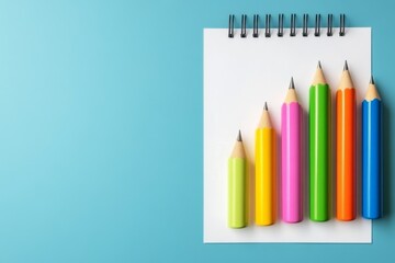 Set of White Paper Notes for Infographic Design with Replaceable Text