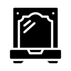 mirror glyph icon
