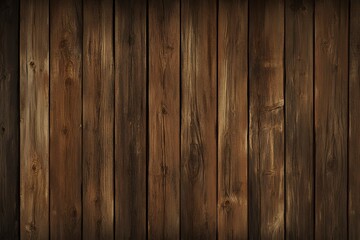 Fototapeta premium A high-resolution texture of an old, weathered wood surface with visible cracks and grain details. The background is a dark brown color to create contrast against the textured wooden material.