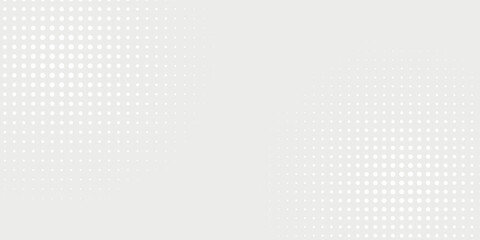 Dot white gray wave light technology texture background. Abstract modern background grey white