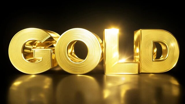 Gold with neon text effect, text motion, animation effect, easy multiplication, and 3D text effect.