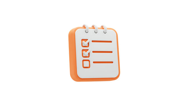 Checklist Icon with Tick Marks and Lines for Task Management