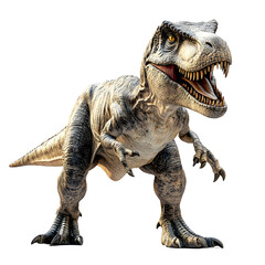 Fototapeta premium A Prehistoric Creature Showcasing Its Powerful Jaws In A Well-Lit Setting