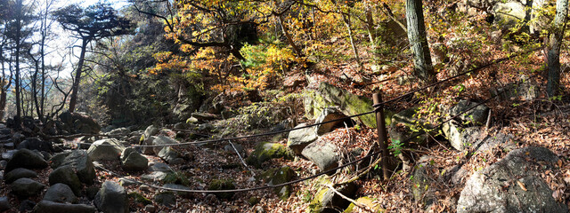 아름다운 가을 북한산 풍경