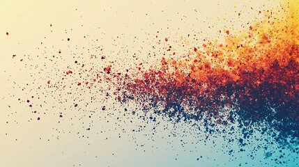 Colorful powder explosion, abstract background