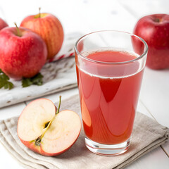 apple juice and apple