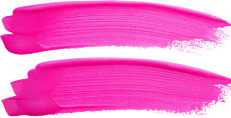 Vivid Pink Paint Strokes Abstract Texture Makeup Swatches Cosmetic Background
