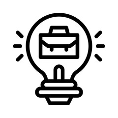 lightbulb line icon