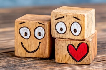 Wooden blocks with words 'How Do You Feel?'