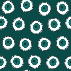 Nazar greek eye Seamless pattern