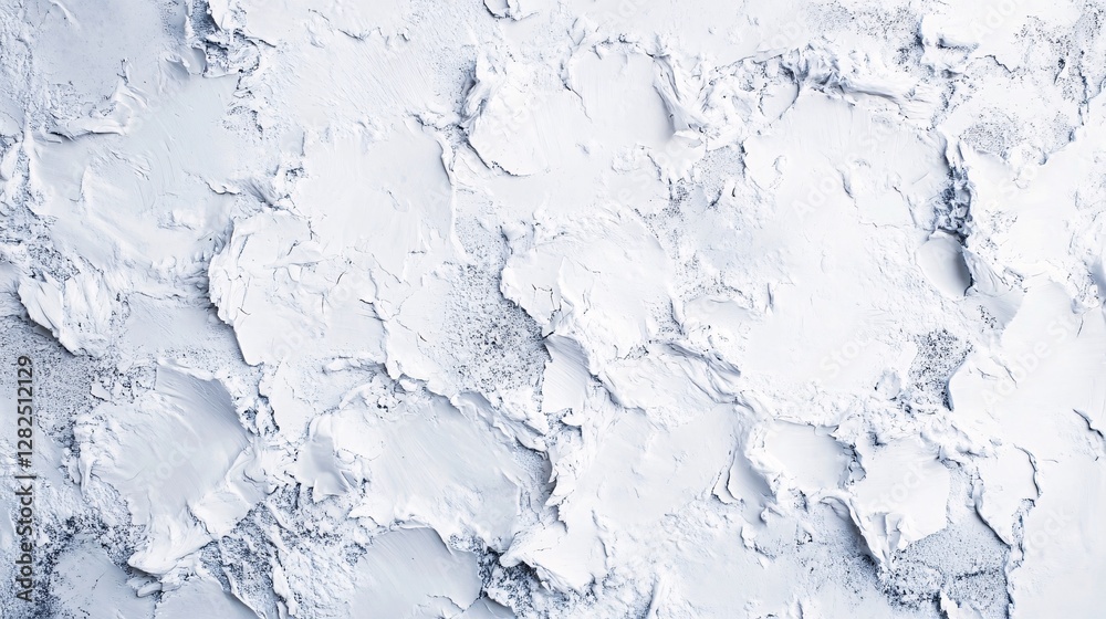Poster white decorative stucco surface creating textured background