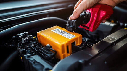 Check and maintenance the battery in car with yourself.
