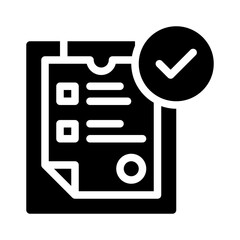 property inspection glyph icon