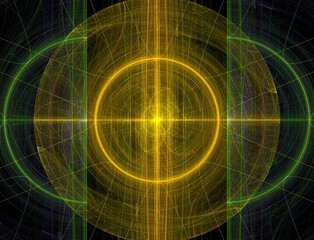 Imaginatory fractal abstract background Image