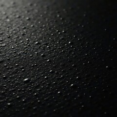 Fototapeta premium Black leather with subtle shine, rich texture , shiny, creased, minimal