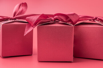 romantic rose red gift box poster