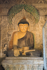 Buddha image of Khaymingha Pagoda , Nyaungu city, Myanmar