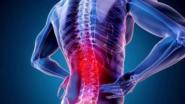 male lower back pain