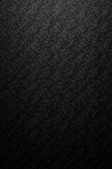 Fototapeta premium Deep black, heavily textured concrete Grungy, uneven surface , stone, black wall
