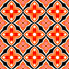 pattern batik flower damask ethnic boho ikat texture tribal geometric background