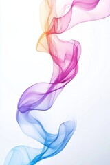 Fototapeta premium Dynamic Abstract Color Waves, Generative AI