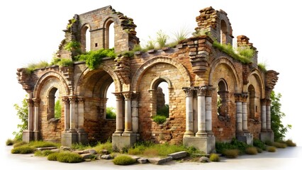 Obraz premium Ruined Architectural Structure