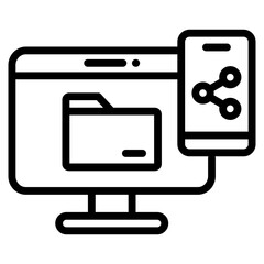 File Sharing Icon